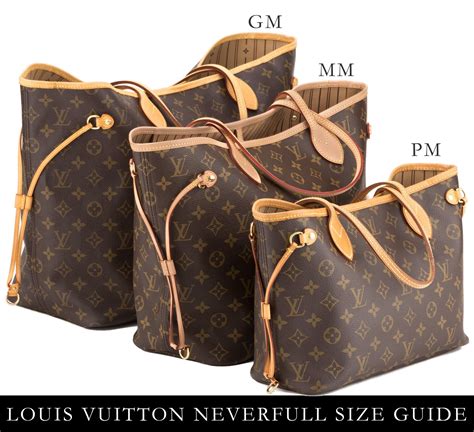 louis vuitton neverfull gm original|louis vuitton tote size chart.